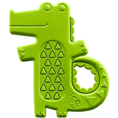 Abbildung von Mattel Fisher Price DYF93 Krokodil Beißring, Rasseln/Beissringe