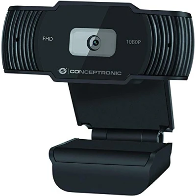 Abbildung von Conceptronic AMDIS04 Webcam AMDIS 1080P Full HD Webcam+Microphone