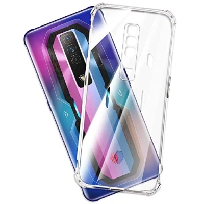 Abbildung von mtb more energy® Case Soft Armor kompatibel mit ZTE Nubia Red Magic 7 (6.8&#039;&#039;) verstärkte Ecken Kameraschutz 1,5mm TPU Schutz Hülle Cover Handyhülle