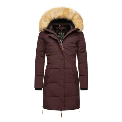 Abbildung von Navahoo Halina Wintermantel, Damen, Größe: XS, Dark red melange