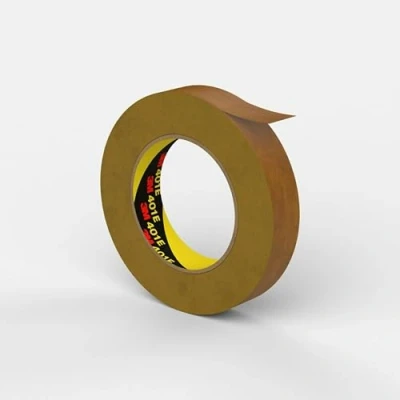 Abbildung von 3M 401E Kreppklebeband, 24 mm x 50 m, Industrie und Lack Abdeckarbeiten, Beige (36 er Pack)