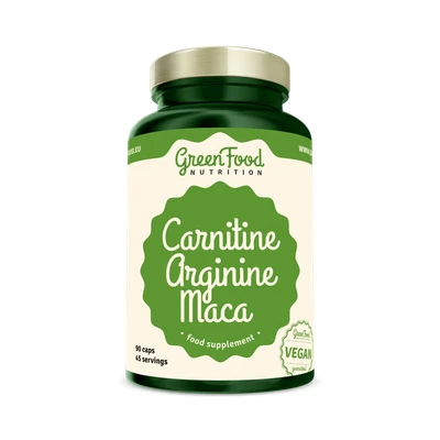 Abbildung von GreenFood Nutrition Carnitin + Arginin Maca 90 St