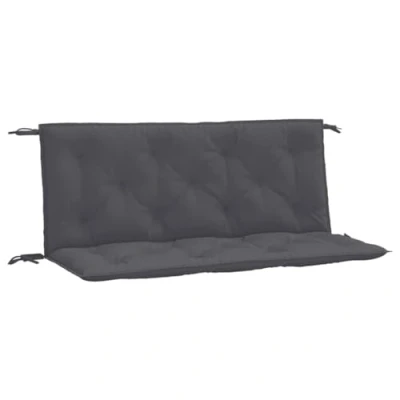 Abbildung von vidaXL Sitzauflage Gartenbank Auflagen 2 Stk. Anthrazit 120x50x7 cm Oxford Gewebe, (2 St)