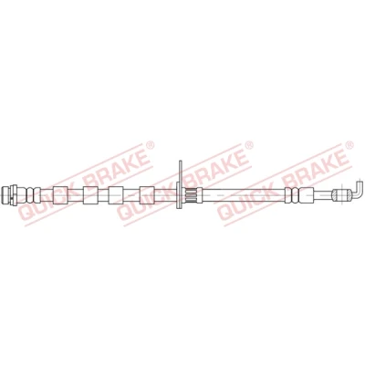 Abbildung von QUICK BRAKE 58.867 Bremsschläuche 389 FORD: FIESTA 6