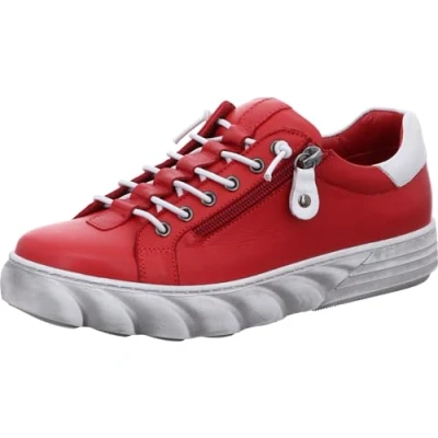 Abbildung von Gemini Anilina Sneaker low, Damen, Größe: 38, Rot weiss Schuhe