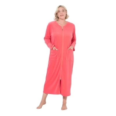 Abbildung von Ulla Popken Bademantel, Damen, Größe: 54/56, Coral
