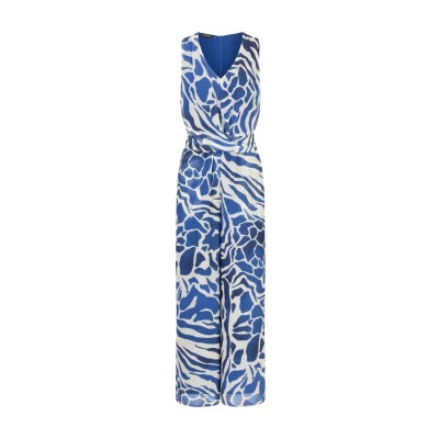 Abbildung von APART Chiffonoverall aus weichem Chiffon mit Allover Print, Royalblau Creme, 40