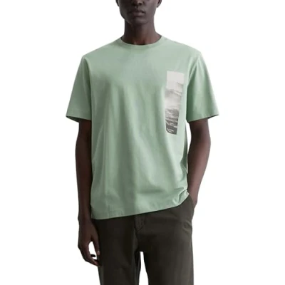 Abbildung von Marc O&#039;Polo Regular Tshirt print, Herren, Größe: Large, Luscious moss