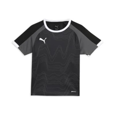 Abbildung von Puma Individualliga Graphic Unisex Sport Tshirt für Kinder, Größe: 176, Black/shadow gray