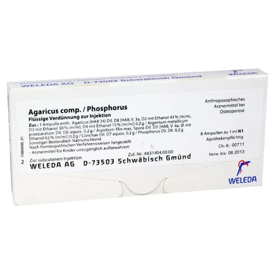 Abbildung von Agaricus Comp./phosphorus Ampullen 8X1 ml