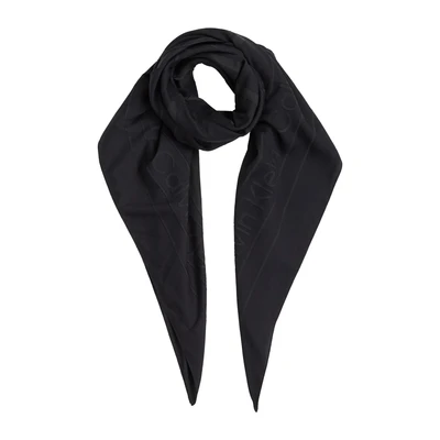 Abbildung von Calvin Klein Schal &quot;BURNOUT LARGE MONOGRAM SCARF&quot;, mit Burnout Logomuster