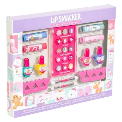 Abbildung von Lip Smacker Blockbuster, 27 teiliges Set für Kinder, mit Allen Essentiellen Schminkutensilien Gesicht, Lippen und Nägel den Perfekten Look