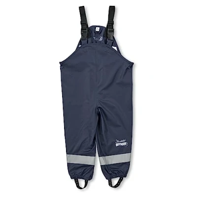 Abbildung von Sterntaler Unisex Kinder Regenträgerhose Ungefüttert Rain Pants, Marine, 128 EU
