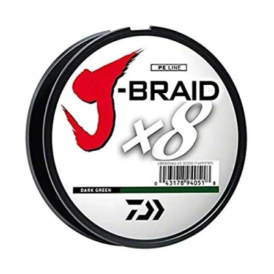 Abbildung von Daiwa J Braid Grand 8 x 274 m Spule, Dunkelgrün