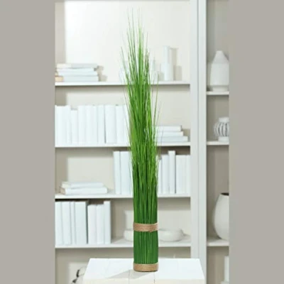 Abbildung von mucplants Künstliches Stehgras Bündel Grün Höhe 87cm, Kunstgras, Dekogras