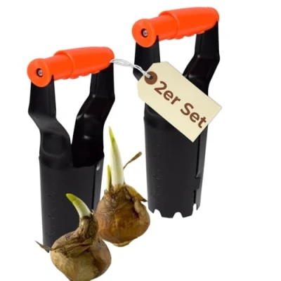 Abbildung von GarPet Pflanzer 2x Zwiebelpflanzer Garten Blumen Pflanzhilfe für Blumenzwiebeln