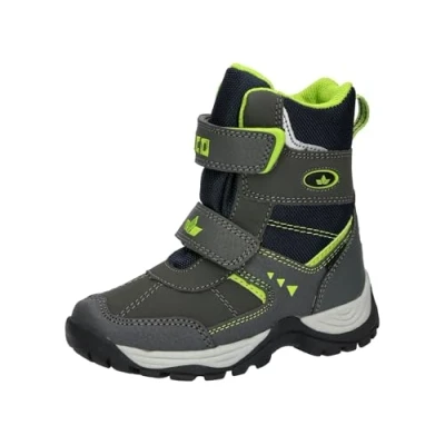 Abbildung von LICO Asker V Snowboot/Winterstiefel für Kinder, Größe: 35, Grau marine lemon Schuhe