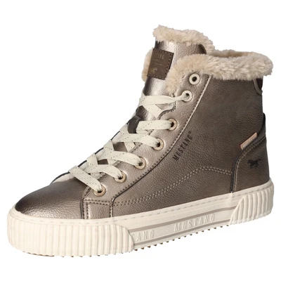 Abbildung von Mustang Shoes Winterboots, Schnürboots, High top Sneaker mit Innenreißverschluss
