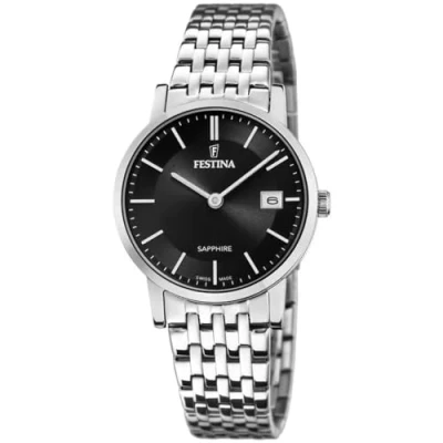 Abbildung von Festina Uhr Für Damen F20019/3 Swiss Made Silber Edelstahl Case SilberEdelstahl Band
