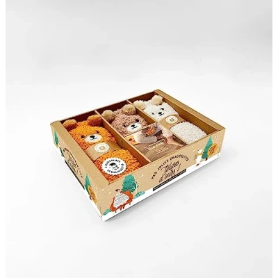 Abbildung von Coffret Mes jolies chaussettes toutes d&#039;ours: avec 3 paires de et 1 livret