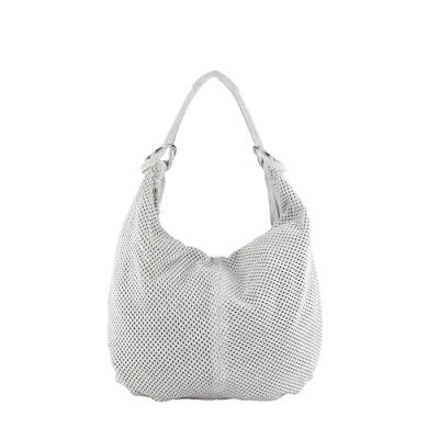 Abbildung von COLLEZIONE ALESSANDRO Schultertasche &quot;Velour&quot;, aus weichem Leder mit modischer Lochung