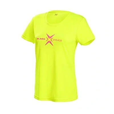 Abbildung von Black Crevice Damen T Shirt Function, yellow3, 40