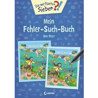 Abbildung von Die verflixten Sieben Mein Fehler Such Buch Am Meer: Rätsel für Kinder ab 5 Jahre