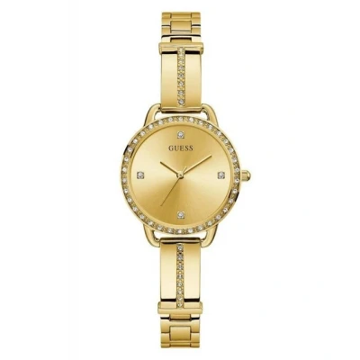 Abbildung von Guess Ladies Uhr goldcoloured, Damen, Größe: One Size, Gold coloured
