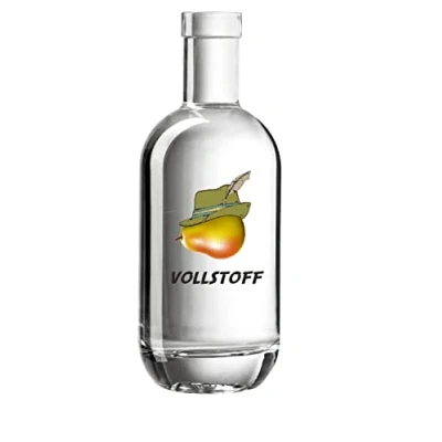 Abbildung von Vollstoff ® Birnen Schnaps mit Hut Edle Birne Williams 0,5l Männergeschenk Vollgoas Vollgerät