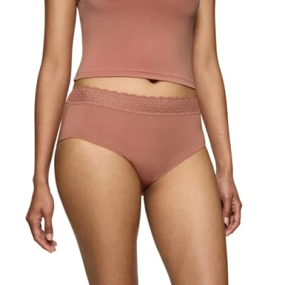 Abbildung von Triumph Feel of Modal Midi, Briefs Damen, Braun (Dusty Cedar), M