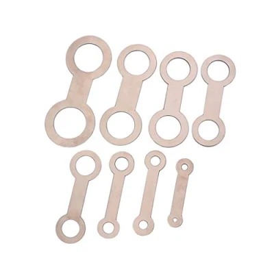 Abbildung von Alnicov 8 teiliges Saxophon Reparaturset,Saxophon Pad,Leather Pads Repair Tools