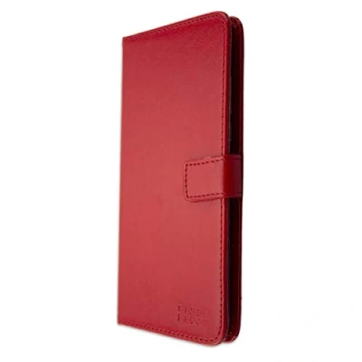 Abbildung von caseroxx Handy Hülle Tasche kompatibel mit Cubot Max 2 Bookstyle Case Wallet in rot