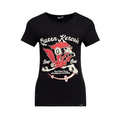 Abbildung von QueenKerosin T Shirt Beep (1 tlg) mit Vintage Comic Artwork