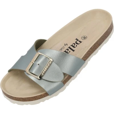 Abbildung von Palado by Sila Sahin Pantolette flach, Damen, Größe: 40, Khaki metallic Schuhe