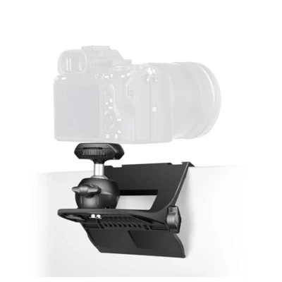 Abbildung von RAUBAY Monitor Top Camera Mount Clamp, Hanging Webcam Stand with 1/10.2 CM Screw, for Live Stream, Video Conferencing, YouTube, TikTok, etc 01