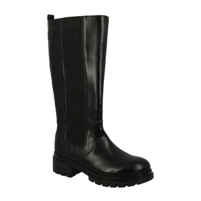 Abbildung von Tom Tailor Damen 4294201 Kniehohe Stiefel, Black, 37 EU