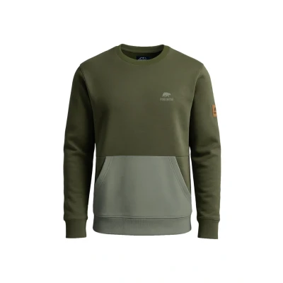 Abbildung von Forsberg Alvarson Sweatshirt, Herren, Größe: 4XL, Dunkeloliv olive
