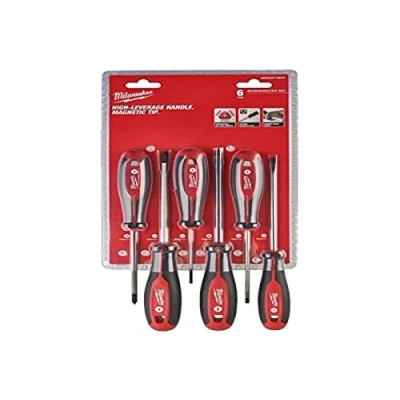Abbildung von MILWAUKEE 4932471807 Schraubendrehersatz 6 PH1, PH2, SL3, SL4, SL5.5, SL6.5