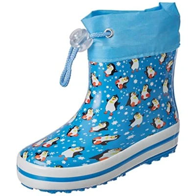 Abbildung von Beck Pinguine Gummistiefel für Kinder, Größe: 24, Blau Schuhe