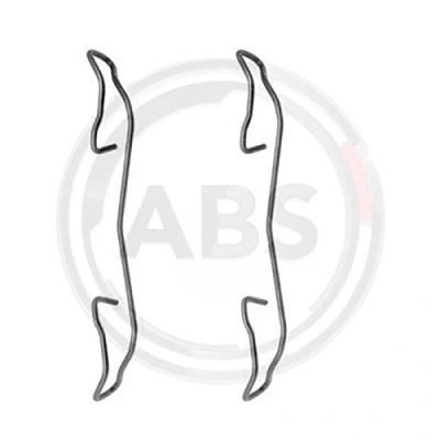 Abbildung von A.B.S. 1187Q Zubehörsatz, Scheibenbremsbelag RENAULT: TWINGO 2, ESPACE 4, SCENIC FORD: Focus Mk1 Schrägheck, Kombi