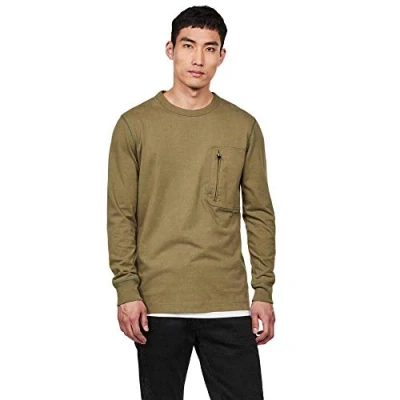 Abbildung von G STAR RAW Herren Vehem Pocket T Shirt, Grün (sage D14411 A764 724), XXS