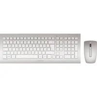 Abbildung von Cherry DW 8000 Kabelloses Desktopset, Weiß/Silber, USB Tastatur