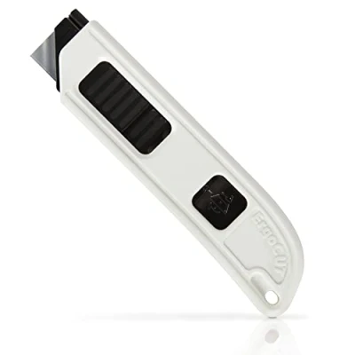 Abbildung von Bestlivings Cuttermesser CM 04884, (1 tlg), Sicherheitsmesser mit automatischem Klingeneinzug beidseitig bedienbar