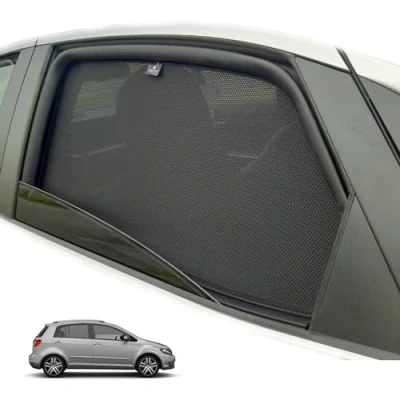 Abbildung von XTRM CAR Sonnenschutz Blenden passt für VW Golf Plus Bj. 2005 2014 ideal angepasst, UV Schutz, Hitzereduktion (Komplettes Set)
