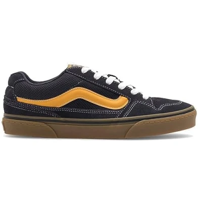 Abbildung von Vans Herren Caldrone Sneaker, Suede Gum Charcoal Yellow, 45 EU