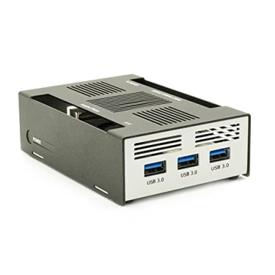 Abbildung von KKSB LattePanda Alpha/Delta Gehäuse Aluminium Schwarz/weiß
