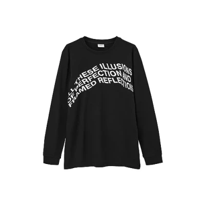 Abbildung von s.Oliver MIT Front Langarmshirt für Kinder, Größe: 176, Schwarz