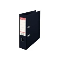 Abbildung von Esselte Ordner breit, DIN A4, 10er Pack, 7,5 cm Rückenbreite, Kunststoff Ordner, Schwarz, Vivida, 811370