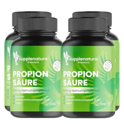 Abbildung von supplenatura® Propionsäure Kapseln (Natriumpropionat E281) 840 St