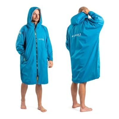 Abbildung von Osprey Wickelmantel für Erwachsene, wasserdichter Wickelmantel, Bademantel und Strandmantel, Unisex, Blaugrün